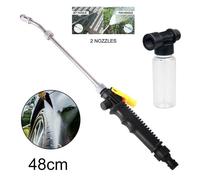 2 IN 1 Acqua Rondella Potenza 38cm/48cm/60cm Schiuma Bottle Ricambio Pratico