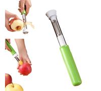 2-In-1 Apple Corer & Peeler, 2 In 1 Apple Corer And Peeler Tool, Multifunction Corers Tool, for Bell Peppers, Apples, Pears, Must-Have Kitchen Gadget (Green)