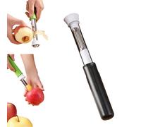 2-In-1 Apple Corer & Peeler, 2 In 1 Apple Corer And Peeler Tool, Multifunction Corers Tool, for Bell Peppers, Apples, Pears, Must-Have Kitchen Gadget (Black)