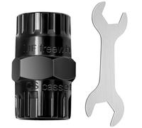 2 in 1 attrezzo per cassetta bicicletta, estrattore ruota dentata per anelli di sicurezza a 12 denti e strumenti a ruota libera