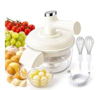 2-in-1 Automatic Electric Fruit and Vegetable Peeler Machine with Whisk (#B)