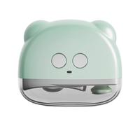 2 In 1 Automatico Elettrico Chiodi Clippers Con Deposito Polvere Lucidante E LED Light Nails File Unghie Trimmer Adulti Bambini