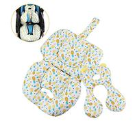 2-in-1 bambino Supporto corpo della testa dell'ammortizzatore del cuscino, Infant Per Cuscino bambino capo del collo corpo perfetto per sedili auto e passeggiatori, staccabile capo Cuscino, Ananas