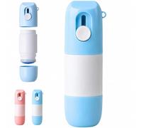 2-In-1 Box Cutter & Thermal Paper Eraser, Water-Based Thermal Paper Eraser Pen, 2 In 1 Privacy Wipe Box Cutter for Parcel Labels, Privacy Protection (Blue)