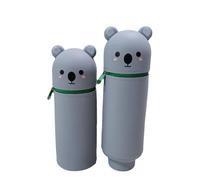 2-In-1 Carino Cartoon Panda Astuccio Rosa, Organizzatore Multifunzionale - Astuccio Legami Per Le Ragazze, Adatto Agli Studenti, Borsa Cartoon & Sac À Stylos Kawaii Per Scuole (Koala)