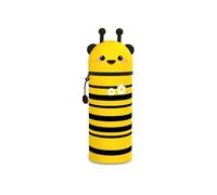 2-In-1 Carino Cartoon Panda Astuccio Rosa, Organizzatore Multifunzionale - Astuccio Legami Per Le Ragazze, Adatto Agli Studenti, Borsa Cartoon & Sac À Stylos Kawaii Per Scuole (Bee)