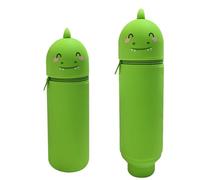 2-In-1 Carino Cartoon Panda Astuccio Rosa, Organizzatore Multifunzionale - Astuccio Legami Per Le Ragazze, Adatto Agli Studenti, Borsa Cartoon & Sac À Stylos Kawaii Per Scuole (Frog)