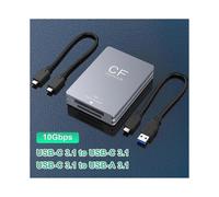 2 in 1 CFexpress Type B SD Card Reader CFexpress Reader USB 3.2 10Gbps Dual-Slot with /A Cable for bs