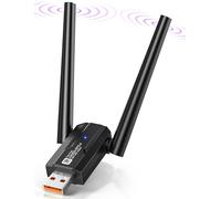 2 in 1 Chiavetta USB Wifi per PC, Bluetooth USB 900Mbps 2.4Ghz, 5.0Ghz Antenna W