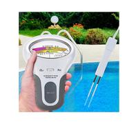 2-in-1 Chlorine & PH Meter Swimming Pool Tester, CL2 Level Meter Test Spa Water Quality Analysis Monitoring Monitor Analyzer, Handheld Portable