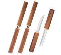 2 In 1 Coltello a Lama Fissa doppio Taglio, 2 Pezzi Coltello da Esterno in Acciaio Inossidabile, Coltello a lama fissa, acciaio inossidabile ad alta durezza, impugnatura in legno, coltello da esterno