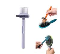 2 in 1 Comb Cleaner with Pick and Bristles,Portable Hair Brush Cleaner Tool Cleaner Tool Hair Brush Cleaner Tool Rake Salon Travel Use