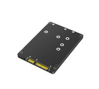 2 In 1 Combina M.2 NGFF Key B e MSATA SSD A Adattatore SATA3 da 2,5 Pollice con Custodia In Plastica per SSD