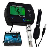 2 in 1 Combo pH & Temperatura Metro Acqua Qualità Tester Sostituibile BNC pH Elettrodo per Acquari Hydroponics Carri Armati Acquacoltura Laboratorio