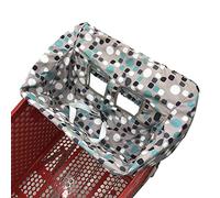 2-in-1 - Copertura per carrello e seggiolone con mini borsa portatile per il trasporto (grigio polk Dot)