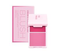 2 In 1 Crema E Polvere Rouge Guance Portatile Cosmetico Viaggio-Amore Guance Per Le Donne Il Trucco Tonalità Universale