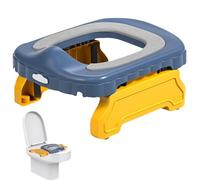 2 in 1 da viaggio da viaggio per i più piccoli di allenamento del bagno pieghevole sedile portatile riutilizzabile da riutilizzabile facile da pulire per l'auto interno ed esterno uso bl..