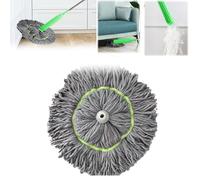 2 in 1 Dehydrated Mop, Self-Wringing Twist Mops for Floor Cleaning, 360 Degree Spin Round Wall Cleaning Mop, Microfiber Mop Wet and Dry, Detachable, Highly Absorbent Mop Head (Replaceable head)