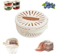 2-in-1 Draining and Preservation Basket, 2025 Multifunctional Fruit Vegetable Washing Bowl with Strainer, Fruit Washer Drainer Container Set with Filter Basket, Dry-Keeping Kitchen Gadgets (Brown,L)