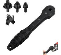 2 in 1 Drill Chuck Ratchet Spanner,Universal Double Head Drill Chuck Key Ratchet Wrench Tool,Quick Change Adapter Spanner 1/2" & 5/8",For Electric Drills Power Tools (1)