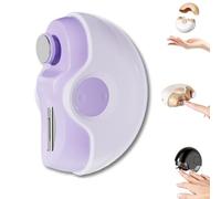 2 in 1 Electric Nail Clipper,Electric Polishing Toenail Clipper, Electric Nail Clipper USB Rechargeable Cordless, with 2 Adjustable Speeds, Electric Nail Trimmer for Adults, Kids, Seniors (Purple)