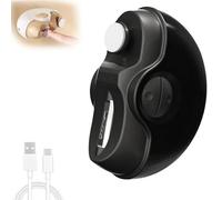 2 In 1 Electric Polishing Automatic Nail Clippers, Electric Nail Clipper, Electric Nail File, Electric Nail Clippers for Adults, Seniors, Kids (Black)