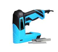 2 In 1 Electric Staple Gun Construction Stapler Nail Staple Gun For Diyer Homeowners Upholstery Renovation Electrical Tools Per molti media