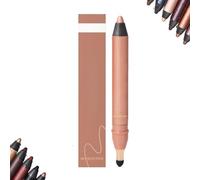 2-in-1 Eyeliner Eyeshadow, Eye Makeup Shadow Liner Smudge-Proof Waterproof, Long-Lasting Smooth Easy To Color Applicator Stick With Built-In Smudge Brush