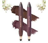 2-in-1 Eyeliner & Eyeshadow, Waterproof and Sweat-Proof, Not Easy to Smudge, Silky and Easy to Apply, Creating Natural Eye Makeup (#01+#02) (style2)