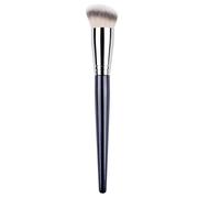 2 in 1 Face Makeup Brush for Cream Blushes and Liquid Concealer Dense Synthetic Hair Waterproof Acrylic Grip Compact Double Ended Brush