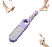 2-In-1 Foldable Foot File With Toe Gap Cleaner, File Callus Remover, for Dead Feet Personal Professional Care (Purple * 1)