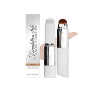 2 in 1 Foundation Stick, Color Changing Foundation Stick, Penna di copertura impermeabile per il viso, per coprire efficacemente gli anelli scuri per le gambe, che fa risplendere la pelle matura