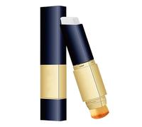 2-in-1 Foundation Stick Full Coverage, White/Natural Color Stick Foundation Makeup, Moisturizing Instant Concealing Foundation Stick with Built-In Brush for Women Girls