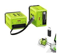2 in 1 Gan Charger,120w Compatible Fast, All in One Foldable Plug for Smartphone with Retractables Type-C for iPhone,Android and More (1 green)