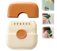 2 In 1 Hair Trimmer, Hair Clipper Comb Multifunctional Hair Cutting Tools Household Portable Hairdressing Tool, Manual Hair Trimmer Comb For Women (Orange)