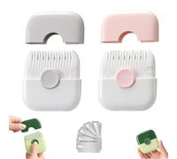 2 in 1 Hair Trimmer, split ends hair trimmer, Hair Trimming and Arrangement 2 in 1 Bangs Trimmer, Manual Bangs Trimmer Comb for Girls Women, Blades Replaceable (Gray+Pink)