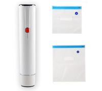 2-in-1 Handheld Elettrico Vacuum Sealer Pompa 3 6L min Tasso di pompaggio Funzione di arresto automatico USB portatile per contenitore alimentare con sacchetti di tenuta