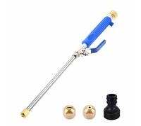 2-in-1 High Pressure Wand Attachment with 2 Different Nozzles and Hose Quick Connectors,Jet Nozzle Power Washer for Garden Hose,Pressure Washer,For Driveways,Cars,Decks Cleaning(A)