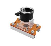 2 in 1 Invisible Fastener Slotting Bracket,Wood Trimmer Router Base,Wood Router Base,Trimmer Base Woodworking Grooving for Cabinet Furniture Install Invisible Fasteners (B)