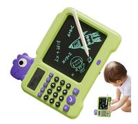 2-in-1 LCD Schreibtafel & Mathe-Lerncomputer für Kinder - Interaktives
