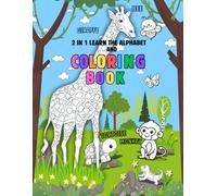 2 in 1 LEARN THE ALPHABET AND COLORING BOOK