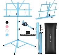 2 in 1 Leggio Spartiti Musicali & Supporto da Tavolo per Libri Leggio Musicale