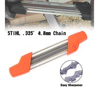 2 IN 1 Lima Affilatrice Rapida Denti Catena per Catena STIHL .325" 4.8mm A7 Y