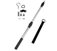 2 in 1 Lofts Scala giù sistemi con gancio corda anelli robusto acciaio antiruggine asta design efficiente spazio scala mansarda sistemi pulegge set