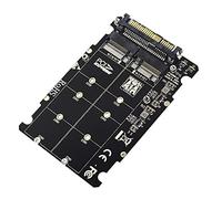 2 in 1 M.2 NVMe SATA U2PCB M.2 NVME Chiave SSD M Chiave B SSD a U.2 SFF-8639 Adattatore PCIe M2 Convertitore Parti Computer Desktop