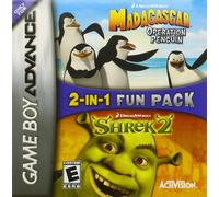 2 in 1: Madagascar: Operation Penguin / Shrek 2 (Nintendo Game Boy Advance)