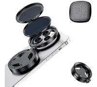 2-in-1 Magnetic CPL & Star Filter Lens, 52mm Universal Phone Camera Filter Kit, Glare Reduction and Light Control, Improve Shooting Effects, HD Multi-Coated Photography Lenss Filter (1 set)