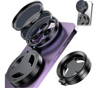 2 in 1 Magnetic CPL & Star Filter Lens, obiettivo telefonico portatile con doppio effetto, kit filtro magnetico da 52 mm per obiettivi della fotocamera del telefono, polarizzatore e controllo della