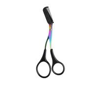 2 in 1 manico ergonomico per tagliare le sopracciglia a forbice pettine accessorio sicuro per la rimozione dei capelli pettine strumento cosmetico per la toelettatura strumento di rimozione dei peli