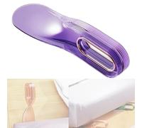 2 in 1 Mattress Lifter & Bed Sheet Tucker Tool, Effortless Sheet Tucking, Ergonomic Mattress Lifting Wedge, Versatile & Time-Saving, Helper for Home Hotel Suitable (purple)